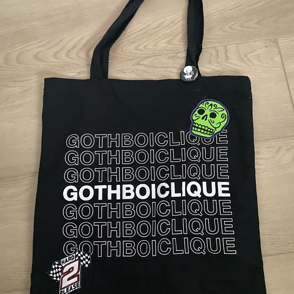 GOTHBOICLIQUE GBC / Sorry Lil Peep Wicca Phase Springs Eternal Tote Bag Black